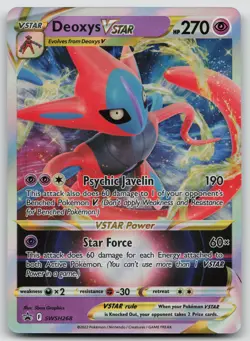 Deoxys VSTAR - Holo Promo SWSH: Sword & Shield Promo Cards SWSH268 NM - Image 1