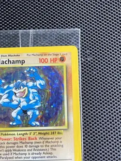 Machamp 8/102 1st Edition Sealed Holo Pokemon card Factory Cellophane - Image 3