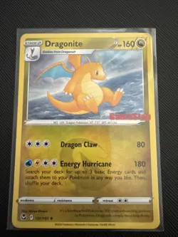 Pokemon Dragonite Promo Card GameStop Exclusive, Holo, 131/195 Stamped - Image 1