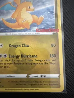 Pokemon Dragonite Promo Card GameStop Exclusive, Holo, 131/195 Stamped - Image 4