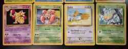 Lot of 12 Vintage WOTC English Pokemon TCG Cards - C/UC MP/HP/DMG - Image 4