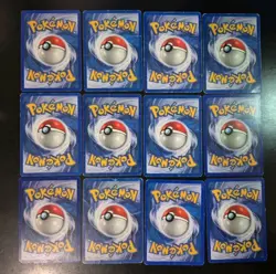 Lot of 12 Vintage WOTC English Pokemon TCG Cards - C/UC MP/HP/DMG - Image 5