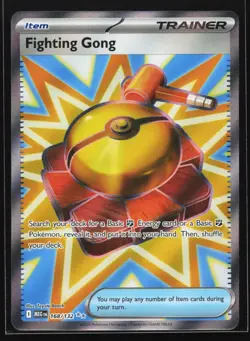 Fighting Gong 168/132 ME01: Mega Evolution Ultra Rare Pokemon Card - Image 1