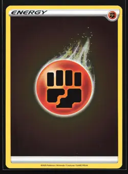 Fighting Energy Champion's Path Reverse Holo Pokemon Card - Image 1