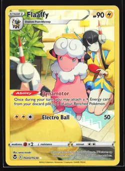 Flaaffy TG03/TG30 SWSH12: Silver Tempest Trainer Gallery Ultra Rare Pokemon Card - Image 1