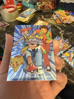 Gotta catch 'Em All Silver Holo TOPPS Checklist Card Pokemon TV Movie Animation - Image 2