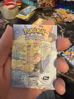 Gotta catch 'Em All Silver Holo TOPPS Checklist Card Pokemon TV Movie Animation - Image 3