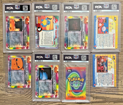 1999 TOPPS POKEMON PSA Graded 8 Card Lot #1 Legends Water Race Is On Foil Holo - Image 2