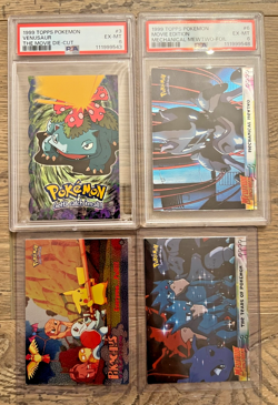 1999 TOPPS POKEMON PSA Graded 8 Card Lot #1 Legends Water Race Is On Foil Holo - Image 5