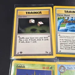 Pokemon Vintage lot - 7 cards Team Rocket/Base Set Fossil, Jungle, Neo - Image 3