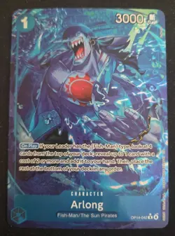 Arlong (Alt Art) OP14-042 R The Azure Sea's Seven - ONE PIECE Card Game English - Image 1