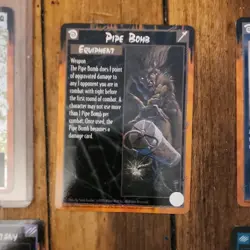 Rage CCG 1995 Card Lot Ultra-rare Count Vladimir Rustovich Pipe Bomb, FBI Inves - Image 2