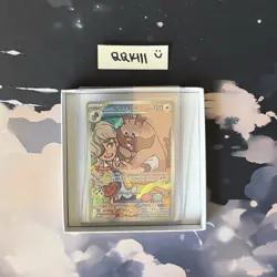 Arven’s Greedent 205/182 Destined Rivals Full Illustration Art Pokemon Card NM/M - Image 1