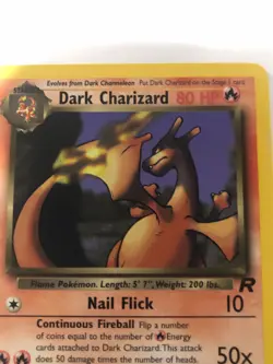 Dark Charizard 21/82 Team Rocket Rare Pokemon card - Image 3