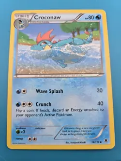 Croconaw 16/119 - Phantom Forces - Uncommon - Pokemon Card TCG - VG - Image 1