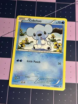 Pokemon TCG Cubchoo Black & White Emerging Powers Card Regular Common 29/98 - Image 1