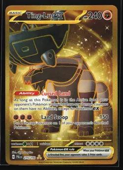 Ting-Lu ex 275/193 SV02: Paldea Evolved Gold Hyper Rare Pokemon Card - Image 1