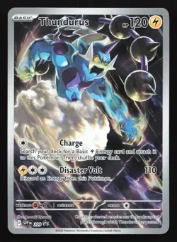 Thundurus 209 SV: Scarlet & Violet Black Star Promo Pokemon Card - Image 1