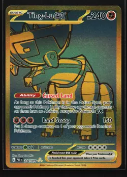 Ting-Lu ex 244/091 Paldean Fates Hyper Rare Pokemon Card - Image 1
