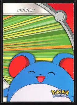 Topps Series 3 Marill HV15 TV Animation Blue Logo Heroes & Villians Pokemon Card - Image 1