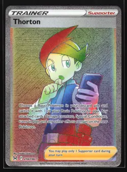 Thorton 210/196 Lost Origin Secret Rare Pokemon Card - Image 1
