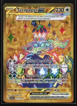 Terapagos ex 173/142 SV07: Stellar Crown Pokemon Card - Image 1