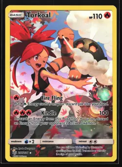 Torkoal 237/236 SM - Cosmic Eclipse Secret Rare Pokemon Card - Image 1