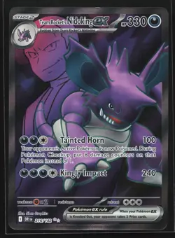 Team Rocket's Nidoking ex 216/182 SV10: Destined Rivals Ultra Rare Pokemon Card - Image 1