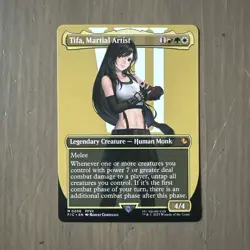 Tifa, Martial Artist (Borderless) #206 Commander: Final Fantasy Regular FIC MTG - Image 1