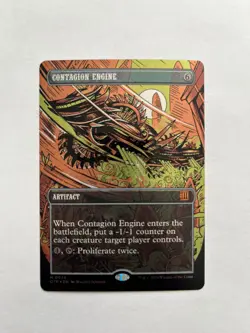 Contagion Engine (Textured Foil) Outlaws of Thunder Junction NM MTG🔥 - Image 2