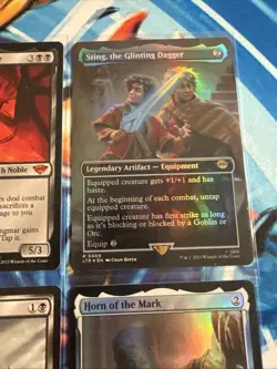 Mithril coat (borderless) + Lot Of 7 LOTR MTG Witch King, Ringwraiths - Image 5