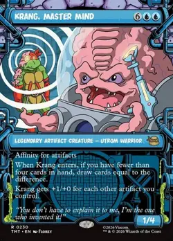 1x Krang, Master Mind - Showcase NM Eng MTG - MTG TMNT - Image 1