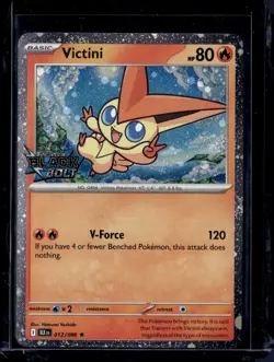 Victini - 012/086 / Cosmo Holo Black Bolt Stamped (NM) / Pokemon TCG - Image 1
