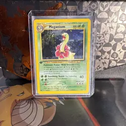 2000 Pokemon Neo Genesis 1st Edition Meganium Holo #11/111 HP - Image 1