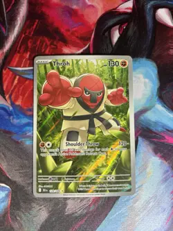Pokemon TCG Throh Illustration Rare NM 128/086 SV Black Bolt - Image 1