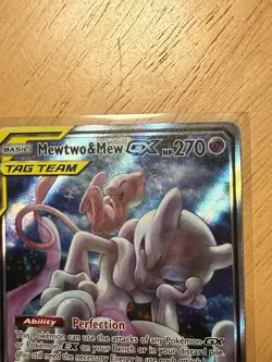 Pokemon Mewtwo & Mew GX #SM191 Tag Team Black Star Promo - Image 2