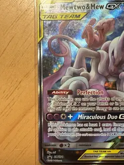 Pokemon Mewtwo & Mew GX #SM191 Tag Team Black Star Promo - Image 3