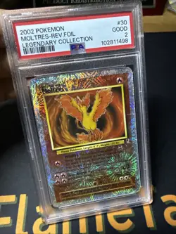 Pokemon PSA 2 2002 Moltres Legendary Collection Reverse Holo - Image 2