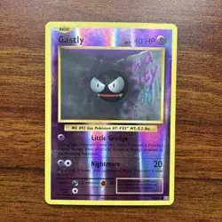 Gastly 47/108 Reverse Holo Common Evolutions Pokemon 2016 LP - Image 1