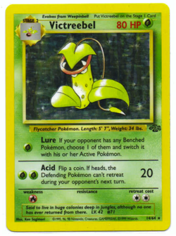 Pokemon TCG Jungle Victreebel 14/64 Jungle Holo - Unlimited - LP - Image 3