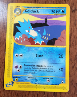 Pokemon TCG Golduck Aquapolis e series uncommon 50A/147 2002 LP - Image 1