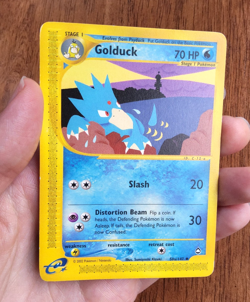 Pokemon TCG Golduck Aquapolis e series uncommon 50A/147 2002 LP - Image 3