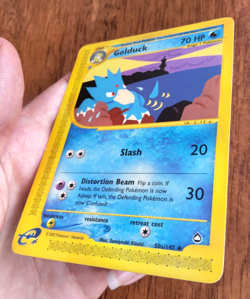 Pokemon TCG Golduck Aquapolis e series uncommon 50A/147 2002 LP - Image 4