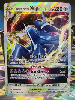 Pokemon Origin Forme Dialga VSTAR SWSH256 Sword & Shield JUMBO/OVERSIZED Promo - Image 2