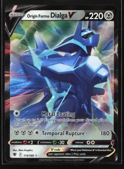 Pokemon Origin Forme Dialga V 113/189 Astral Radiance Ultra Rare Holo NM - Image 1