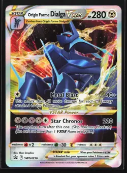 Pokemon Origin Forme Dialga VSTAR SWSH256 Sword & Shield Holo Black Star Promo - Image 1