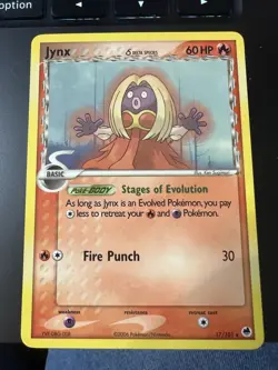 Pokemon TCG Jynx 17/101 Rare EX Dragon Frontiers - Image 1