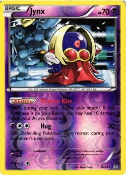 Pokemon TCG Jynx Generations 36/83 Reverse Holo Rare VLP - Image 1