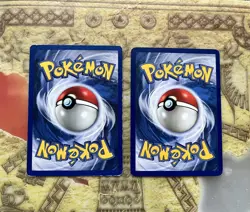 Vtg 1990s Pokemon Trading Cards Base Set Lot of 2 Ponyta Growlithe - Image 2