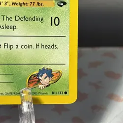 Koga's Tangela #81/132 2000 Pokemon Gym Challenge - NM - Free shipping - Image 4